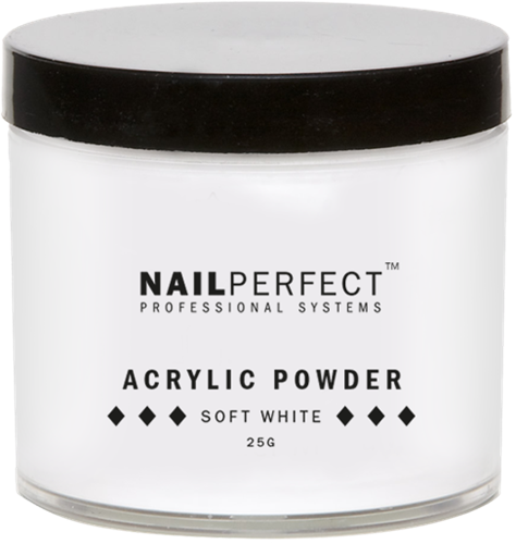 Nail Perfect Acryl Poeder - Soft White 25 gr